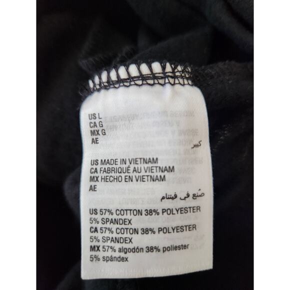 NWT Ideology Women's Fleece Dress Black L - Picture 6 of 6